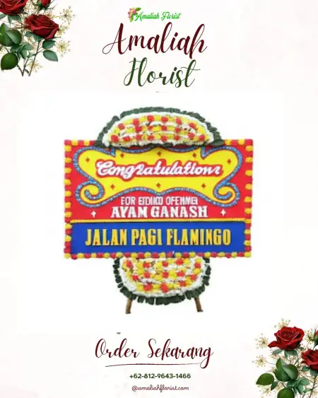 Sewa Papan Bunga Sepatan